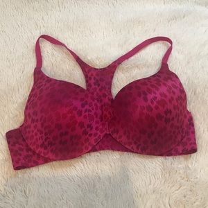 Victoria’s Secret Demi Racer Back Pink Bra